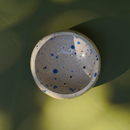 Taza Blanco, Azul Y Manchado Para Matcha